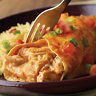 Campbell's(R) Easy Chicken and Cheese Enchiladas Recipe