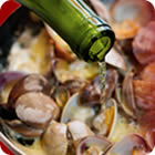 Clams, white wine