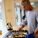 dad making pancakes