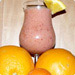 Mongolian Strawberry-Orange Juice Smoothie