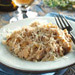 Roasted chicken with risotto