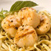 Seared Sea Scallops with linguine