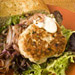 BBQ Feta and Hot Banana Pepper Turkey Burgers