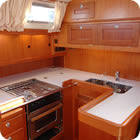Galley Kitchen On a Boat