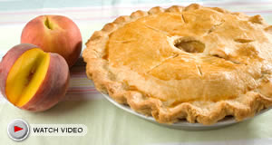 How to Make Peach Pie (Video)