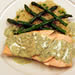 Quick Poached Salmon with Dill Mustard Sauce