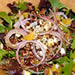Orange, Walnut, Gorgonzola and Mixed Greens Salad with Fresh Citrus Vinaigrette