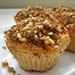 Chocolate Chip Coffee Cake baked as muffins