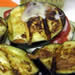 Grilled Eggplant, Tomato and Goat Cheese