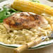 Italian Seasoned Chicken and Fettuccine
