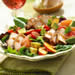 BBQ Pork Salad with Summer Fruits and Honey Balsamic Vinaigrette