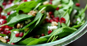 Spinach Pomegranate Salad