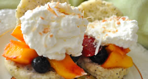 Lime-Mango Shortcakes