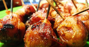Grilled Bacon + Potatoes