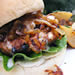 Kickin' Turkey Burger with Caramelized Onions and Spicy Sweet Mayo