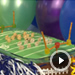 Football Field Cake