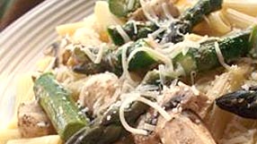Penne with Chicken and Asparagus