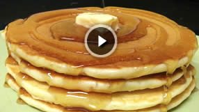 Fluffy Pancakes video breakfast brunch