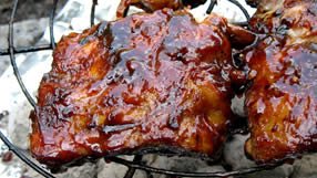 Barbequed Ribs grill