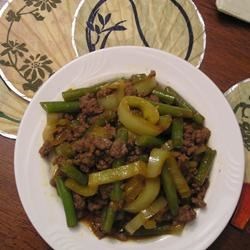 Image of Asian Ground Beef And Pepper Saute, AllRecipes