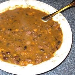 Image of Black Bean, Sausage, And Sweet Potato Soup, AllRecipes
