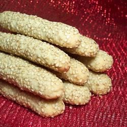 Image of Aunt Anne's Sesame Cookies, AllRecipes