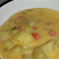 Image of German Potato Cheese Soup, AllRecipes