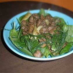 Image of Hot Chicken Liver And Fennel Salad, AllRecipes