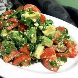 Image of Cilantro, Avocado, Tomato, And Feta Salad, AllRecipes