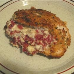 Image of Feta And Bacon Stuffed Chicken With Onion Mashed Potatoes, AllRecipes