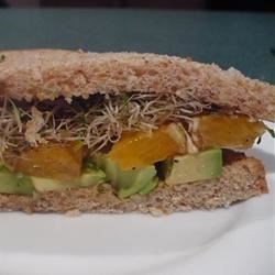 Image of Avocado And Orange Sandwich, AllRecipes
