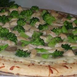 Image of Fast And Easy Ricotta Cheese Pizza With Mushrooms, Broccoli, And Chicken, AllRecipes
