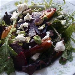 Image of Roasted Beet, Peach And Goat Cheese Salad, AllRecipes