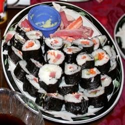 Image of Cream Cheese And Crab Sushi Rolls, AllRecipes
