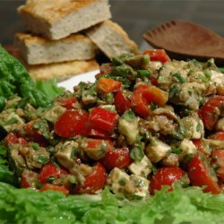 Image of Feta Cheese With Basil Salad, AllRecipes