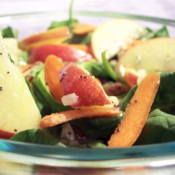 Image of Apple, Pecan, Cranberry, And Avocado Spinach Salad With Balsamic Dressing, AllRecipes