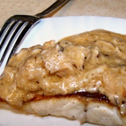 Image of Broiled Grouper With Creamy Crab And Shrimp Sauce, AllRecipes