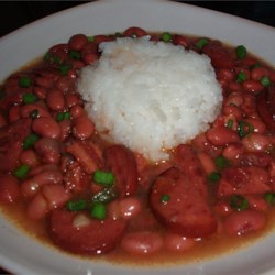 Image of Cajun Style Red Bean And Rice Soup, AllRecipes