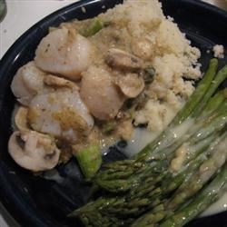 Image of Crumb-Topped Scallops, AllRecipes