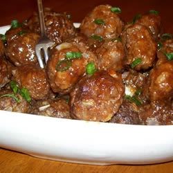 Image of BBQ Glazed Homemade Meatballs, AllRecipes