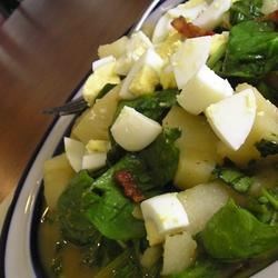 Image of Spinach Salad With Warm Bacon-Mustard Dressing, AllRecipes