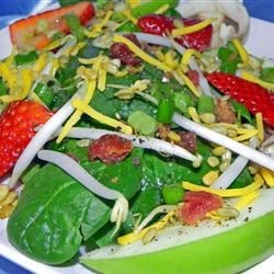 Image of Apple-Strawberry Spinach Salad, AllRecipes