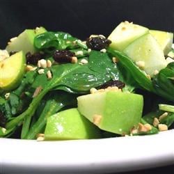 Image of Apple Peanut Spinach Salad, AllRecipes