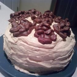 Image of Chocolate Cluster-Peanut Butter Cake, AllRecipes