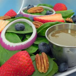 Image of Spinach-And-Berries Salad With Non-Fat Curry Dressing, AllRecipes