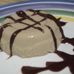 Image of Costa Rican Coffee Panna Cotta With Bittersweet Chocolate-Rum Sauce, AllRecipes