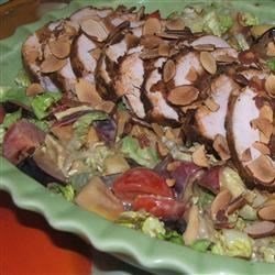 Image of BBQ Pork Salad With Summer Fruits And Honey Balsamic Vinaigrette, AllRecipes