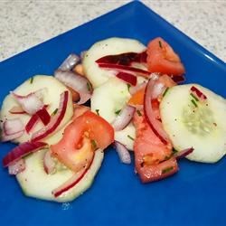 Image of Crispy Cucumbers And Tomatoes In Dill Vinaigrette, AllRecipes