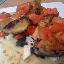 Image of Eggplant, Roasted Pepper And Chicken Pitas, AllRecipes