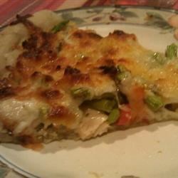 Image of Chicken Pesto Pizza With Roasted Red Peppers And Asparagus, AllRecipes